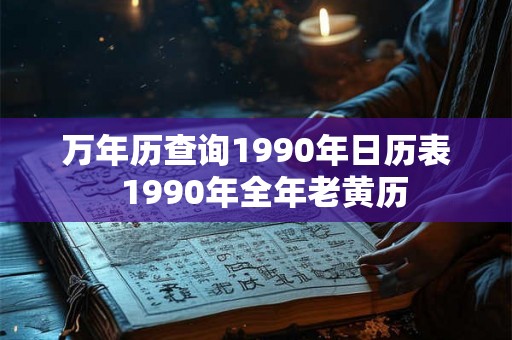 万年历查询1990年日历表  1990年全年老黄历