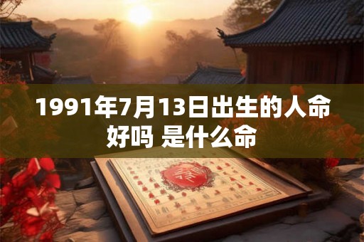 1991年7月13日出生的人命好吗 是什么命 1991年7月13日出生的人命好吗 是什么命