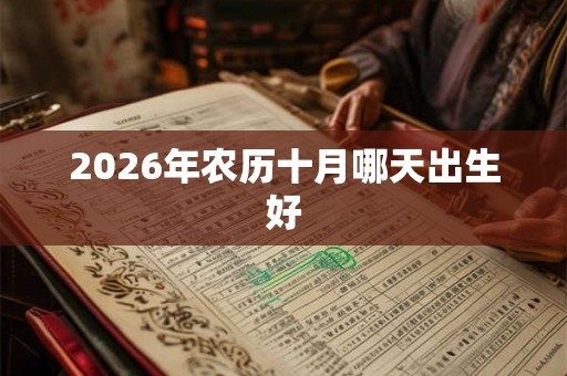 2026年农历十月哪天出生好 2026年农历十月哪天出生好