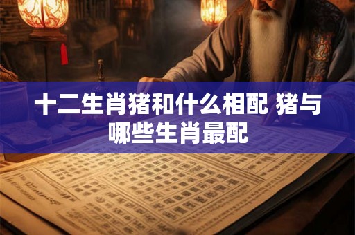 十二生肖猪和什么相配 猪与哪些生肖最配