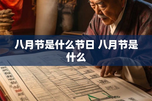 八月节是什么节日 八月节是什么 八月节是什么节日 八月节是什么