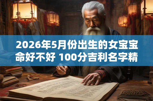 2026年5月份出生的女宝宝命好不好 100分吉利名字精选