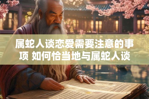 属蛇人谈恋爱需要注意的事项 如何恰当地与属蛇人谈恋爱 属蛇人谈恋爱需要注意的事项 如何恰当地与属蛇人谈恋爱