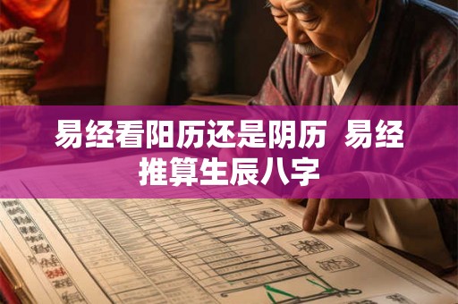 易经看阳历还是阴历  易经推算生辰八字