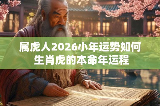 属虎人2026小年运势如何 生肖虎的本命年运程