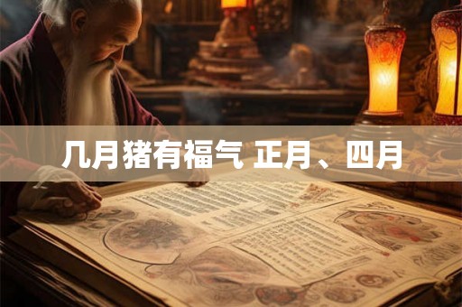 几月猪有福气 正月、四月
