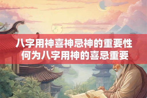 八字用神喜神忌神的重要性 何为八字用神的喜忌重要性 八字用神喜神忌神的重要性 何为八字用神的喜忌重要性