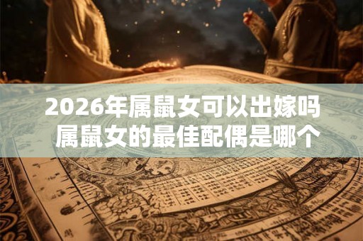 2026年属鼠女可以出嫁吗  属鼠女的最佳配偶是哪个生肖