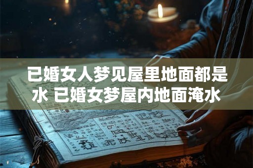 已婚女人梦见屋里地面都是水 已婚女梦屋内地面淹水