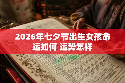 2026年七夕节出生女孩命运如何 运势怎样