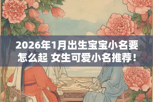 2026年1月出生宝宝小名要怎么起 女生可爱小名推荐！