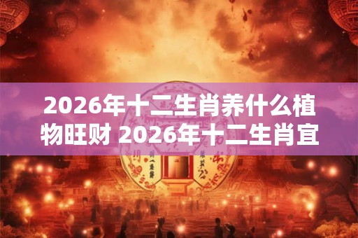 2026年十二生肖养什么植物旺财 2026年十二生肖宜养何种植物旺财 2026年十二生肖养什么植物旺财 2026年十二生肖宜养何种植物旺财