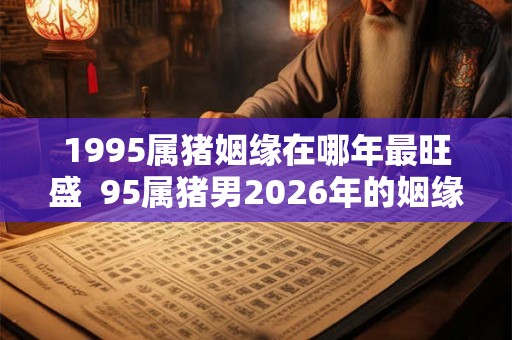 1995属猪姻缘在哪年最旺盛  95属猪男2026年的姻缘