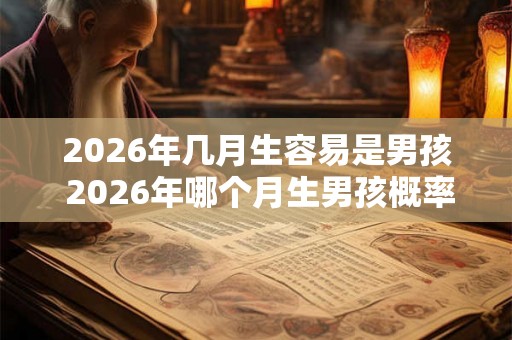2026年几月生容易是男孩 2026年哪个月生男孩概率高