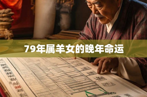 79年属羊女的晚年命运