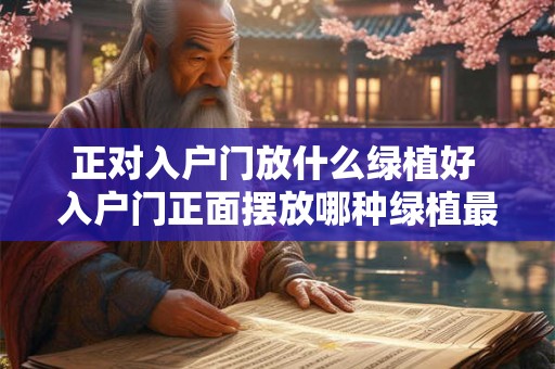 正对入户门放什么绿植好 入户门正面摆放哪种绿植最好