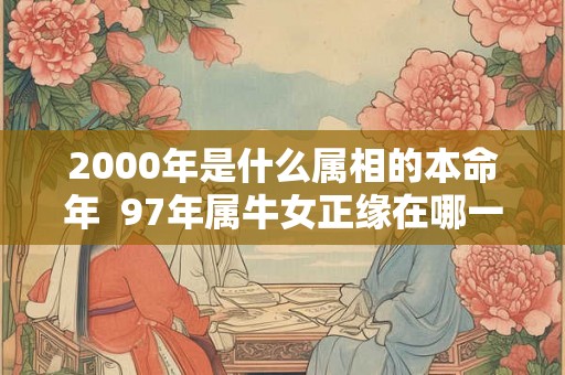 2000年是什么属相的本命年  97年属牛女正缘在哪一年