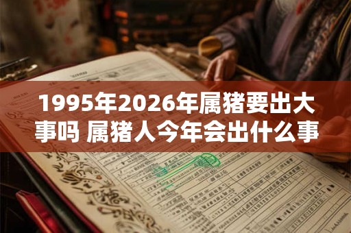 1995年2026年属猪要出大事吗 属猪人今年会出什么事