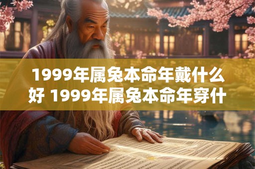 1999年属兔本命年戴什么好 1999年属兔本命年穿什么颜色