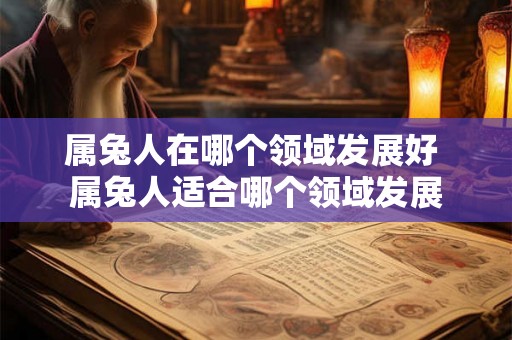 属兔人在哪个领域发展好 属兔人适合哪个领域发展