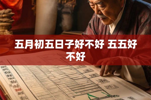 五月初五日子好不好 五五好不好
