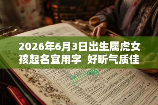 2026年6月3日出生属虎女孩起名宜用字  好听气质佳的名字