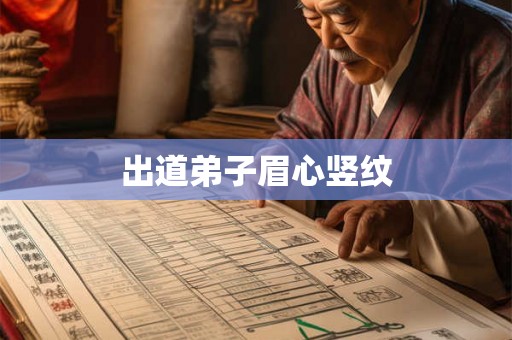 出道弟子眉心竖纹