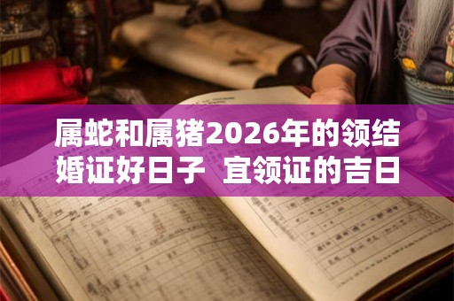 属蛇和属猪2026年的领结婚证好日子  宜领证的吉日