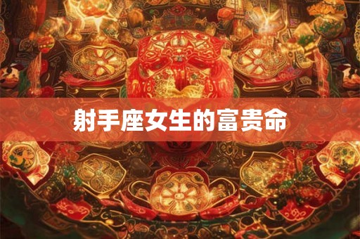 射手座女生的富贵命