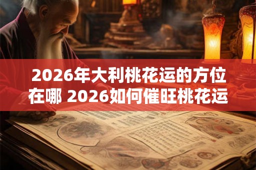 2026年大利桃花运的方位在哪 2026如何催旺桃花运