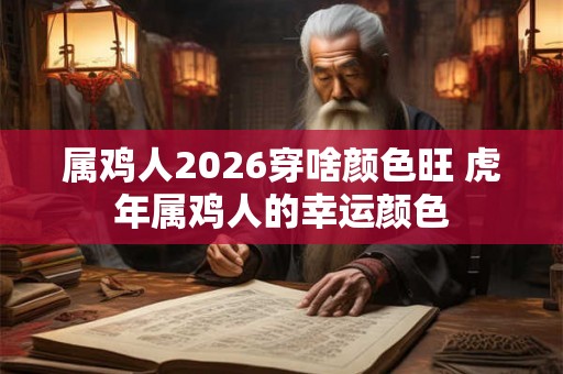 属鸡人2026穿啥颜色旺 虎年属鸡人的幸运颜色