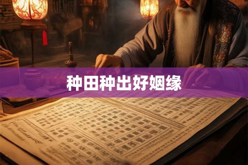 种田种出好姻缘 种田种出好姻缘