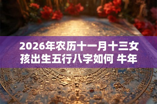 2026年农历十一月十三女孩出生五行八字如何 牛年起名推荐
