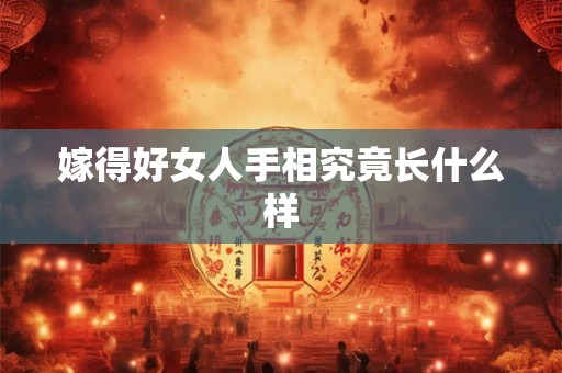 嫁得好女人手相究竟长什么样