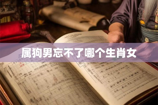 属狗男忘不了哪个生肖女