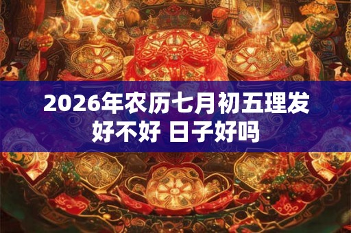 2026年农历七月初五理发好不好 日子好吗
