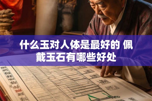 什么玉对人体是最好的 佩戴玉石有哪些好处