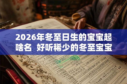 2026年冬至日生的宝宝起啥名 好听稀少的冬至宝宝名字 2026年冬至日生的宝宝起啥名 好听稀少的冬至宝宝名字
