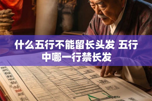 什么五行不能留长头发 五行中哪一行禁长发