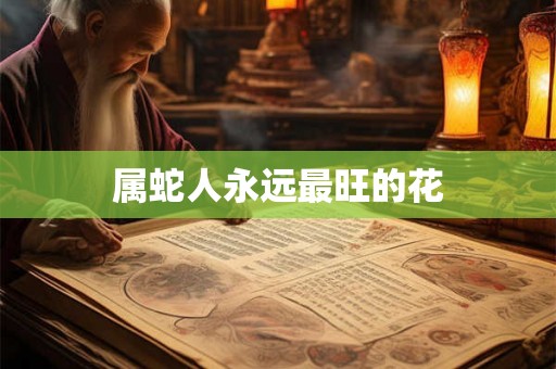 属蛇人永远最旺的花 属蛇人永远最旺的花