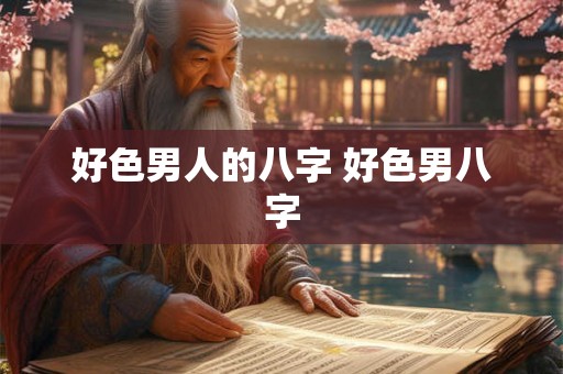 好色男人的八字 好色男八字 好色男人的八字 好色男八字