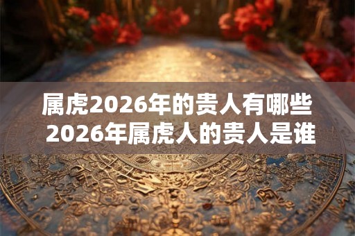 属虎2026年的贵人有哪些 2026年属虎人的贵人是谁