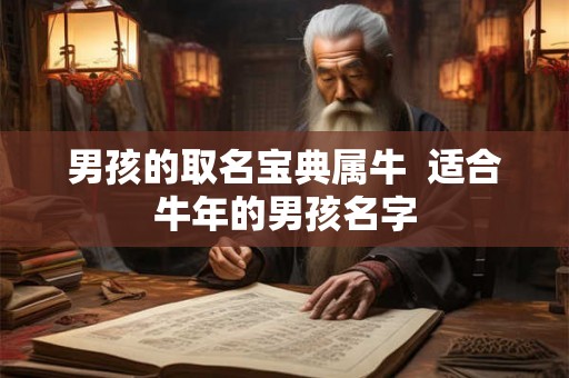 男孩的取名宝典属牛 适合牛年的男孩名字 男孩的取名宝典属牛 适合牛年的男孩名字