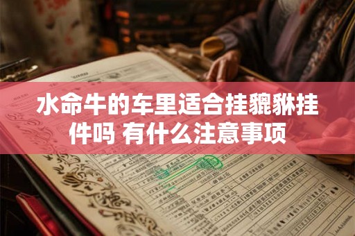 水命牛的车里适合挂貔貅挂件吗 有什么注意事项 水命牛的车里适合挂貔貅挂件吗 有什么注意事项