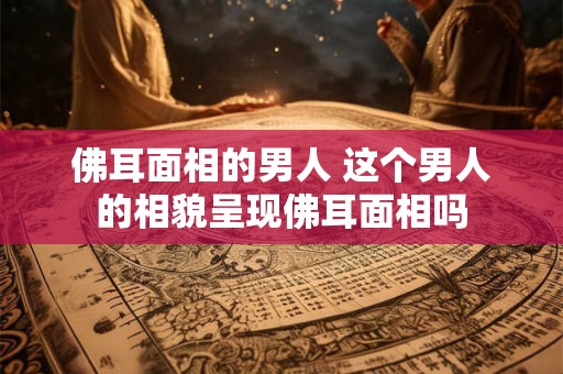 佛耳面相的男人 这个男人的相貌呈现佛耳面相吗