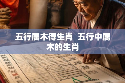 五行属木得生肖 五行中属木的生肖 五行属木得生肖 五行中属木的生肖