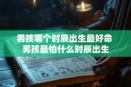 男孩哪个时辰出生最好命 男孩最怕什么时辰出生