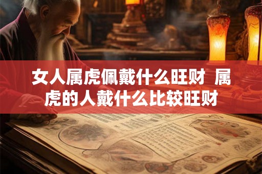 女人属虎佩戴什么旺财  属虎的人戴什么比较旺财