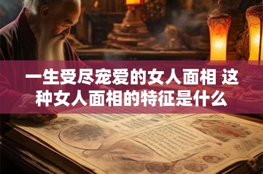 一生受尽宠爱的女人面相 这种女人面相的特征是什么
