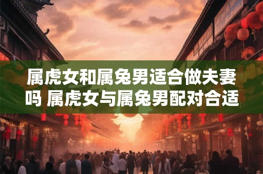 属虎女和属兔男适合做夫妻吗 属虎女与属兔男配对合适吗